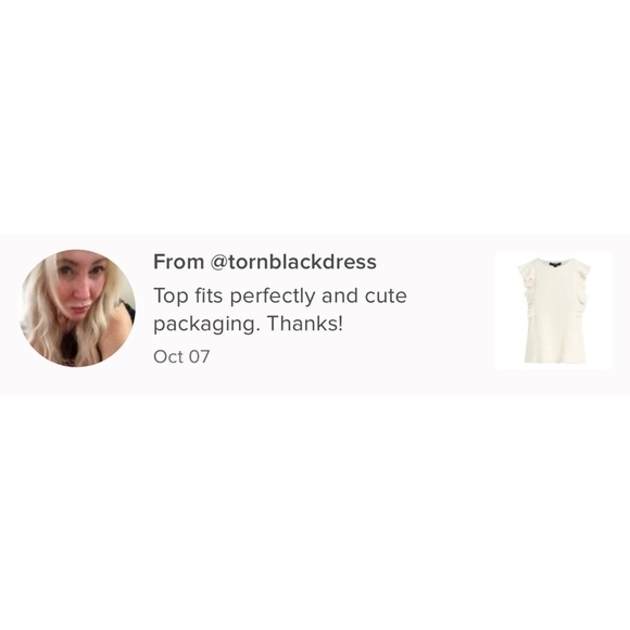 JOE'S • Women’s The Alana Tank Ruffle Shirt Blouse In Natural - Picture 10 of 11